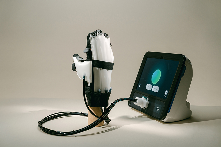 Portable modular solution aims to transform therapy through soft robotics and gamified exercises