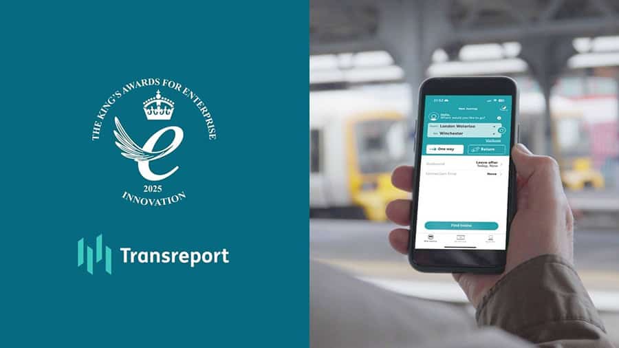 Transreport receives prestigious King’s Award for Enterprise for making rail travel more accessible