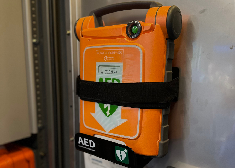 Emergency defibrillators installed on trains in the north of England and Scotland