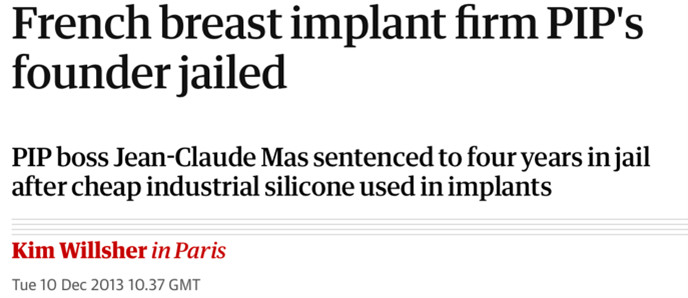 PIP Implant Scandal image